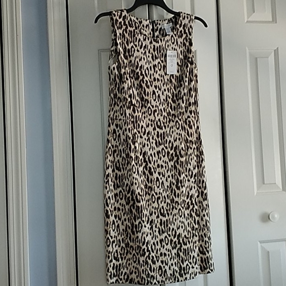 Chico's Animal Pointe Zahra Sleeveless Dress NWT - Picture 2 of 9